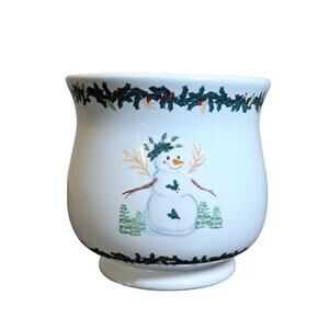 White Barn Holiday Holiday Candle Snowman Single Wick No Box Christmas Winter